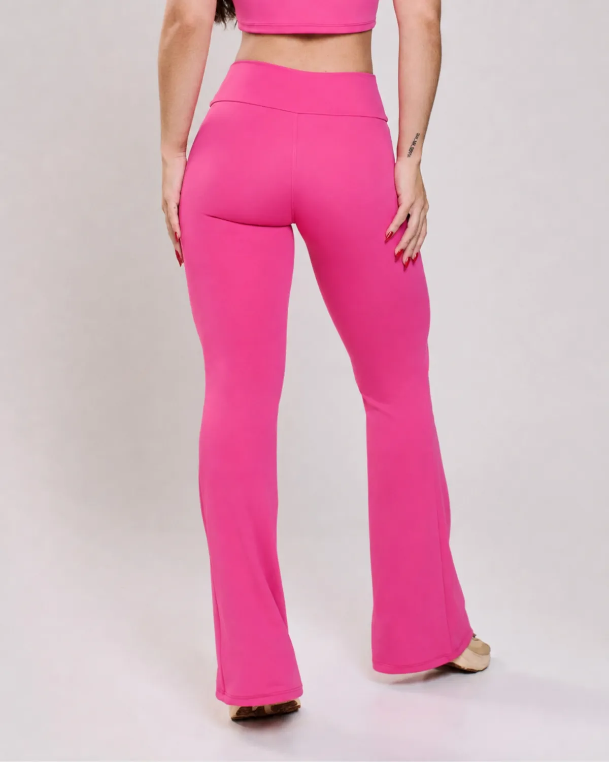 Calça Flare Gab Rosa Pitaya