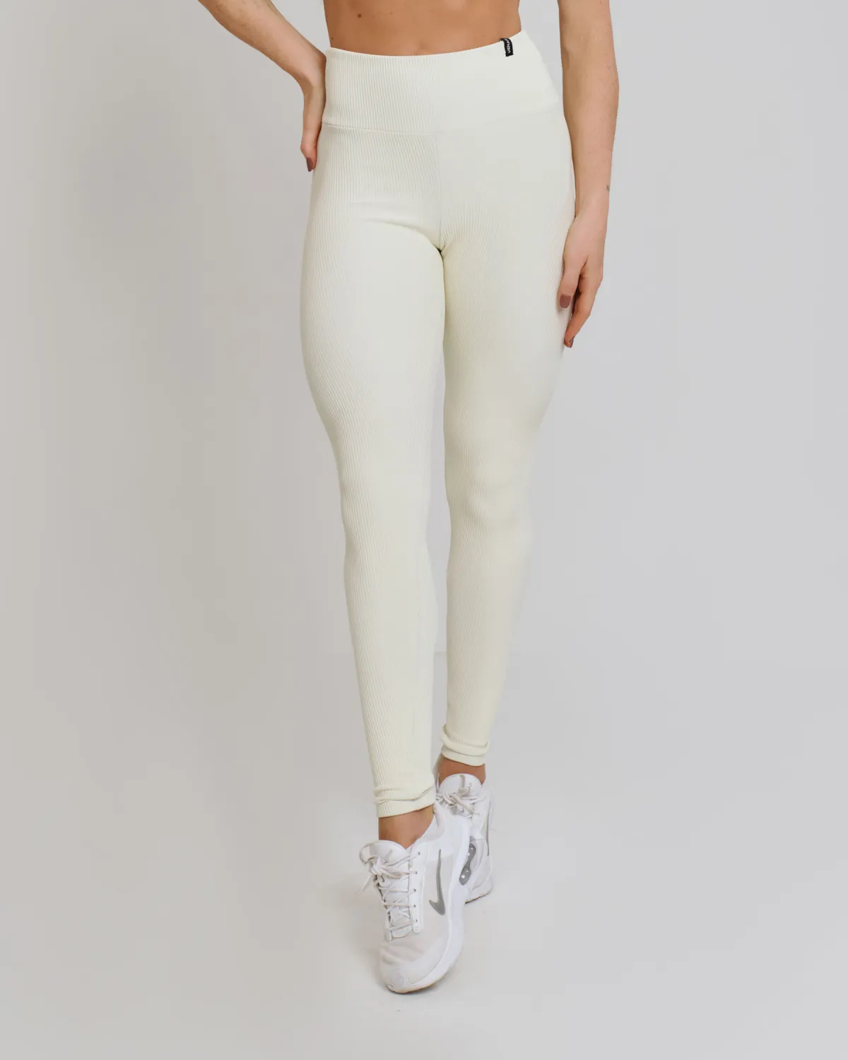 Calça Legging Canelada Eleva Off White Tamanho:P;Cor:Off White