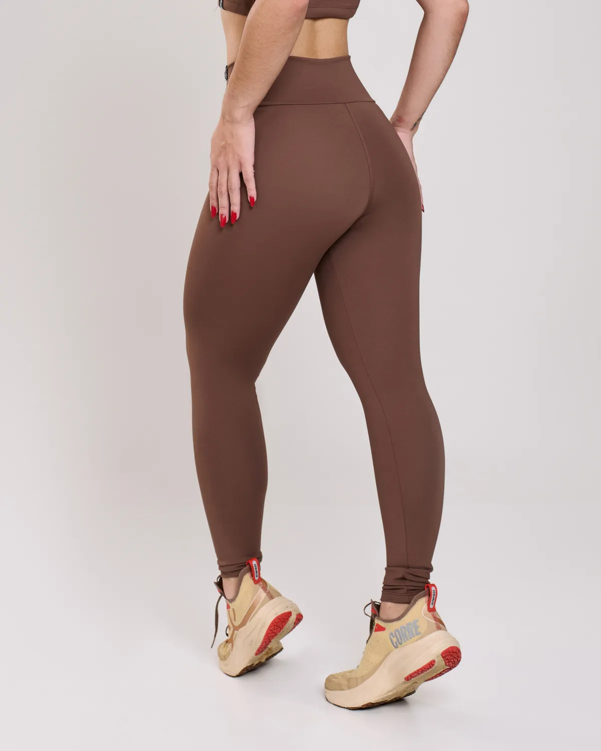 Calça Legging Cós Cruzado Gab Cacau