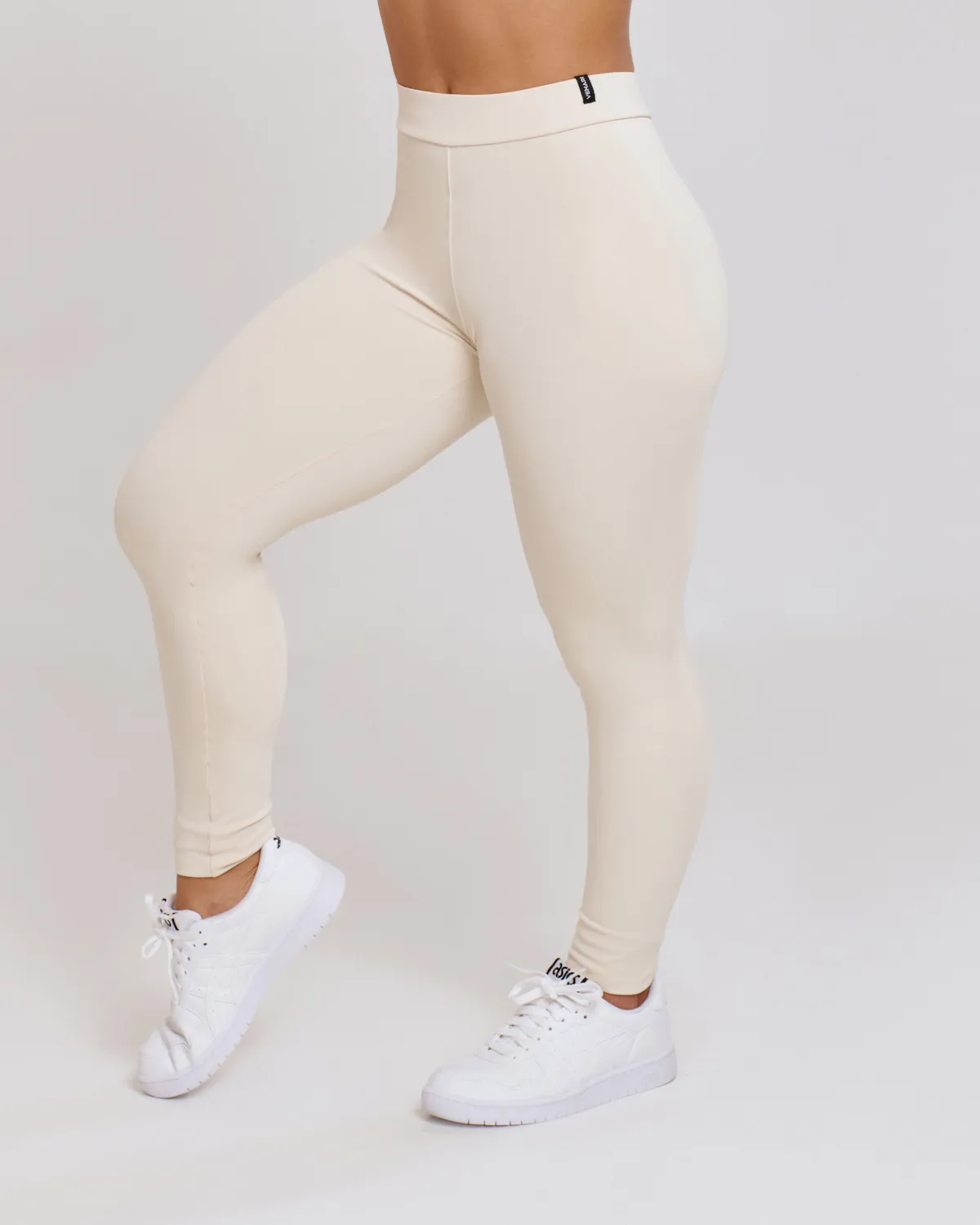 Calça Legging Isa Off White Tamanho:P;Cor:Off White