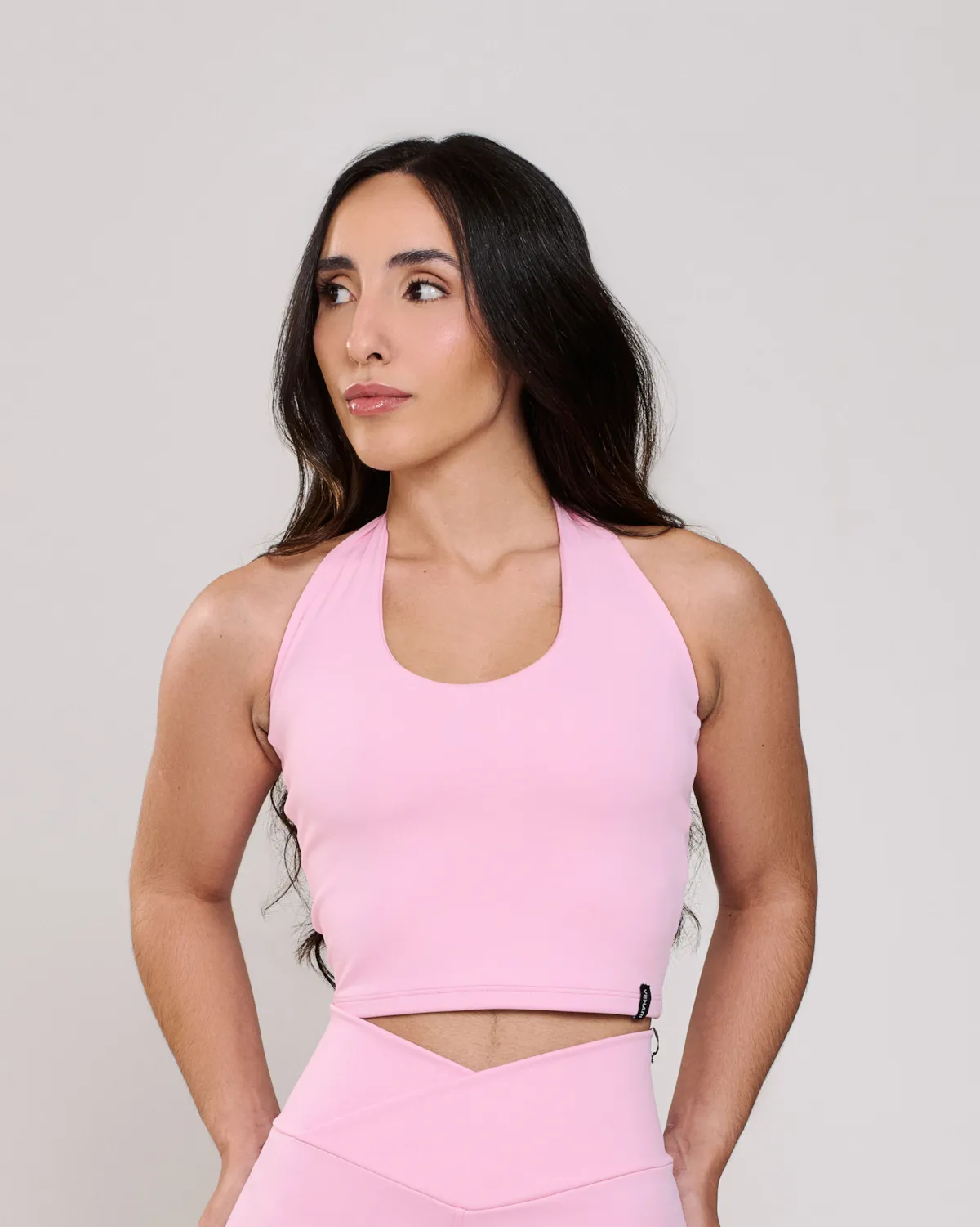 Cropped Frente Única Gab Rosa Ballet