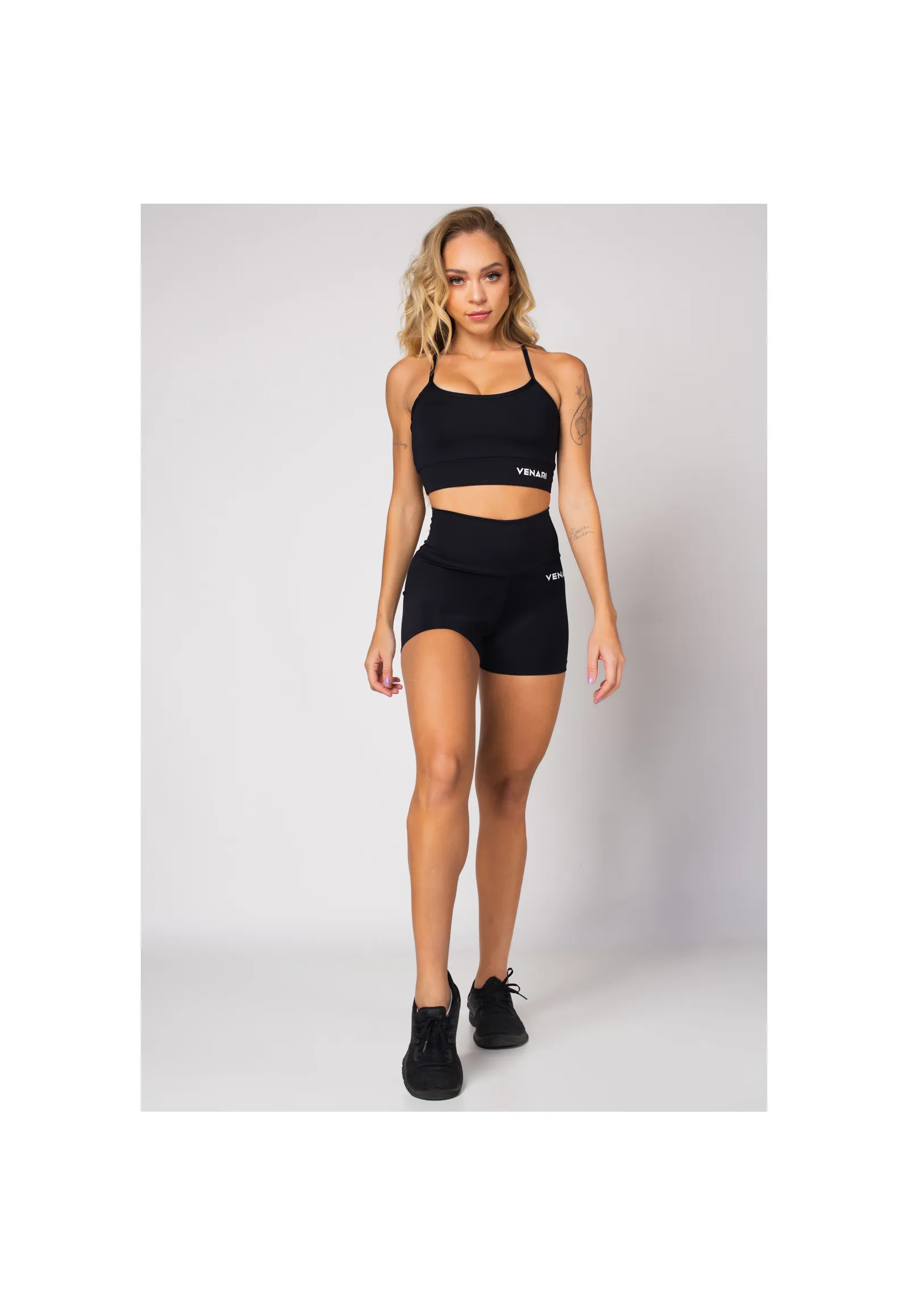 Short Básico Cós Alto Preto