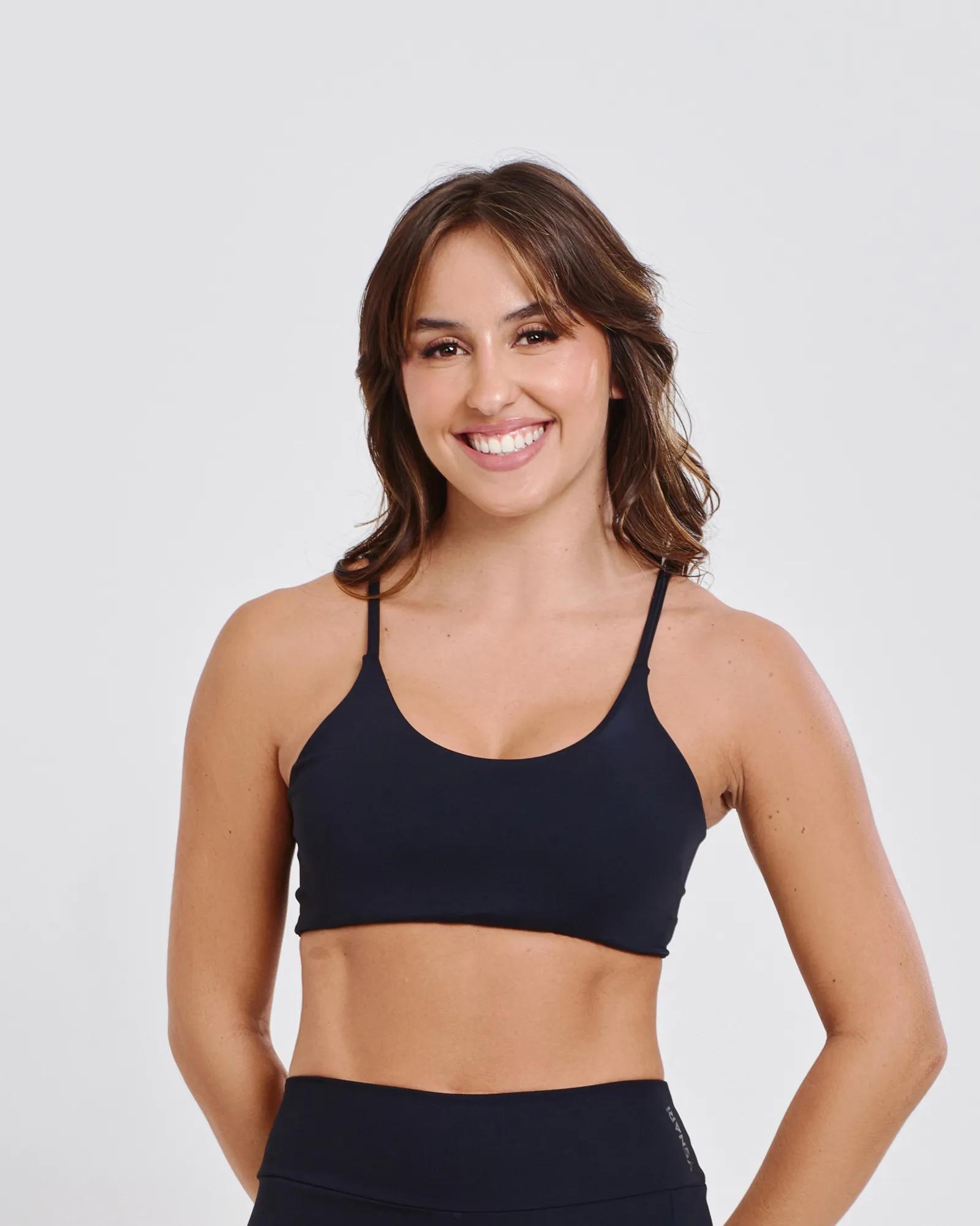 Top Aberto Essential Preto