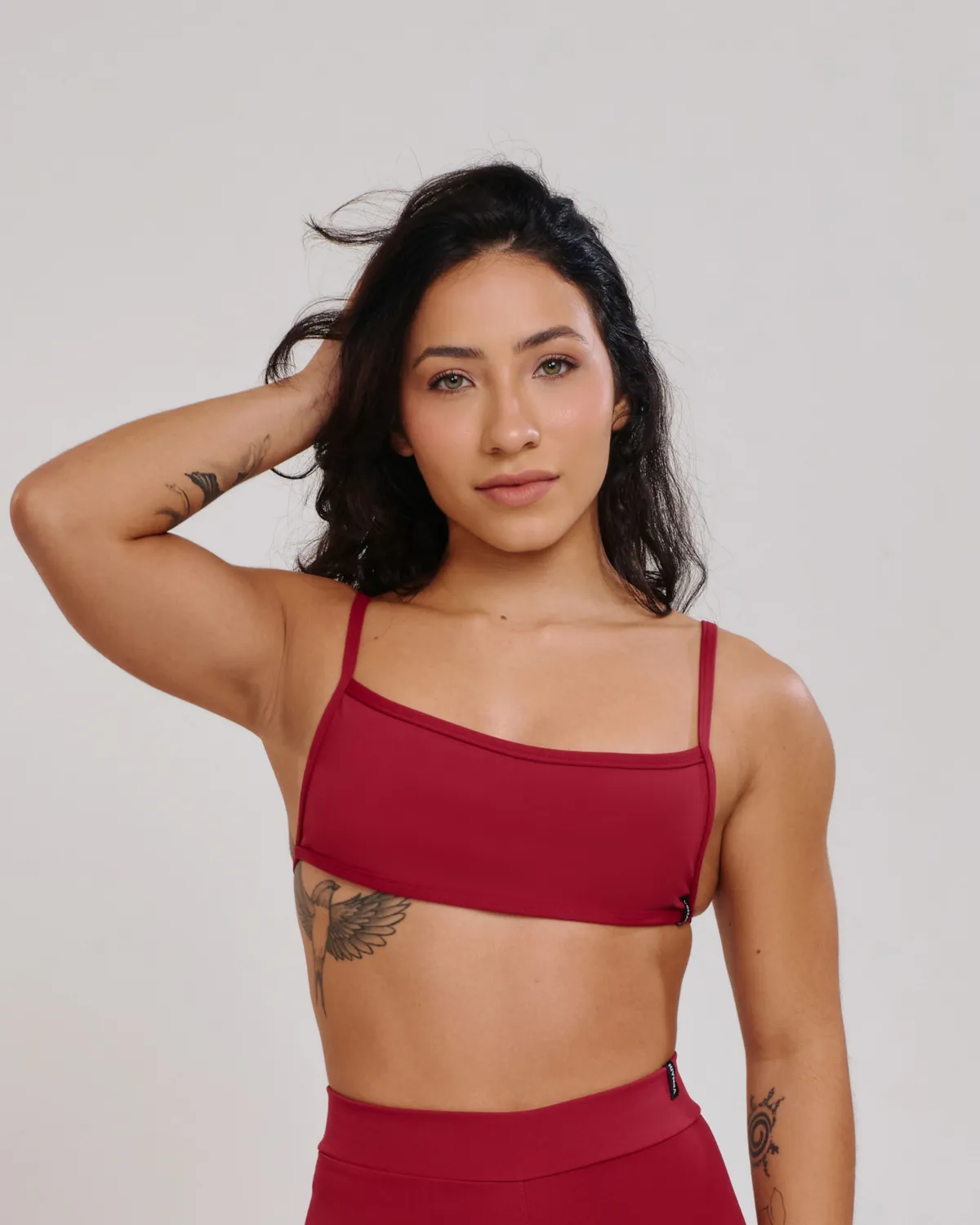 Top Aberto Isa Deep Red