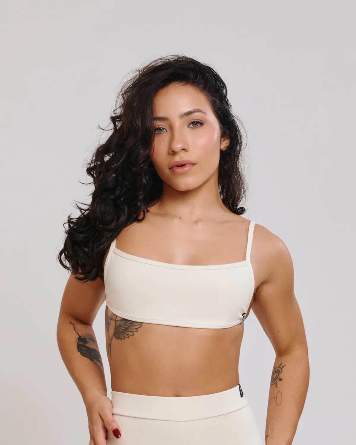 Top Aberto Isa Off White