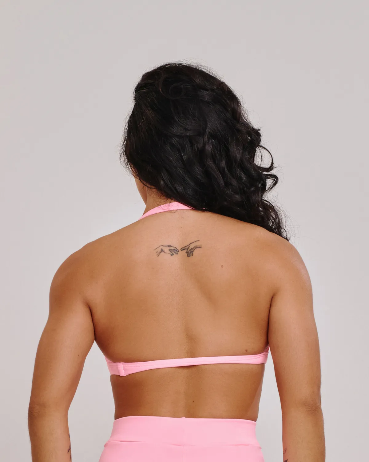 Top Frente Única Isa Rosa Claro