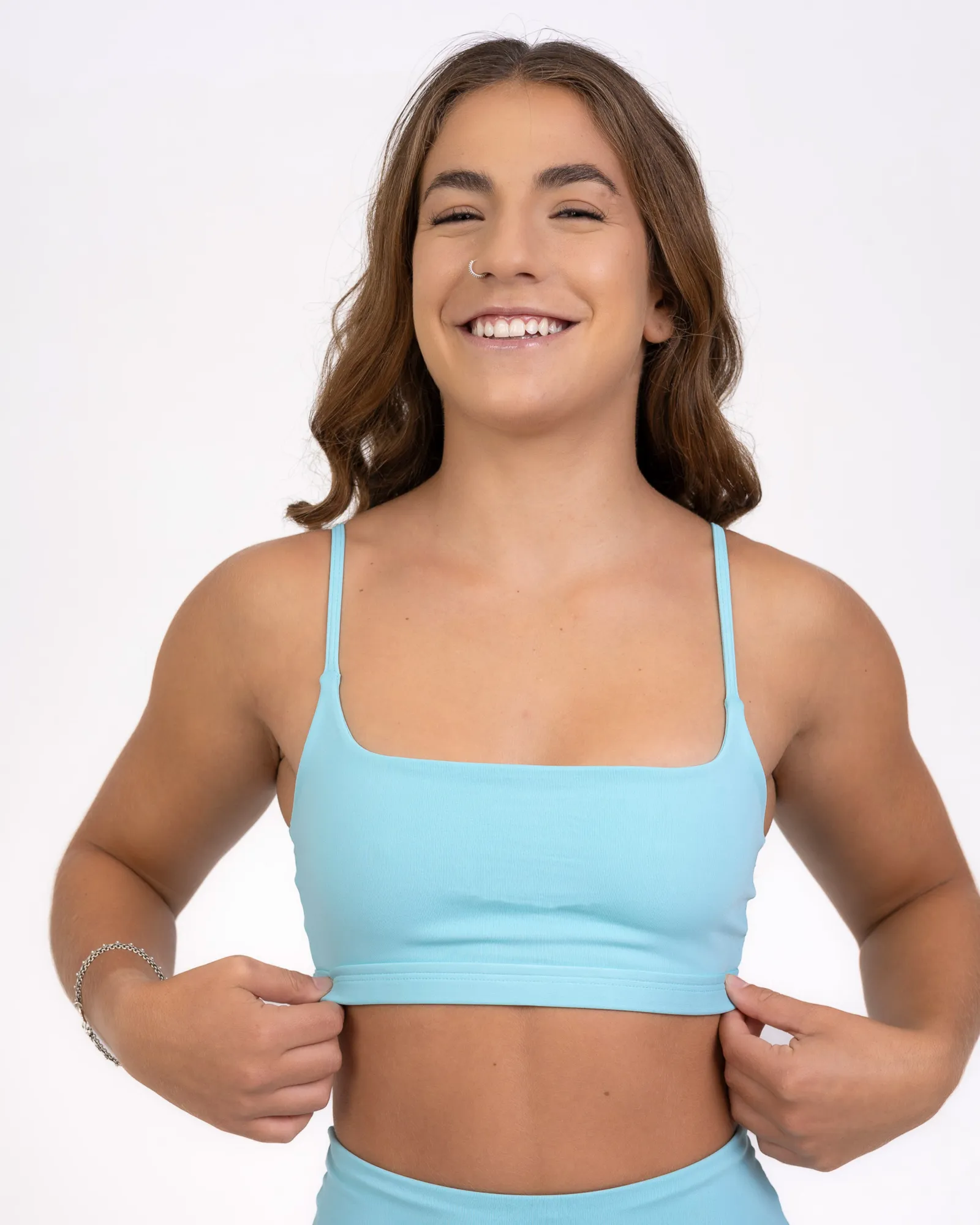 Top Reto Ju Mamute Azul Ciano
